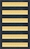 United States Army Overseas Service Bar (each stripe denotes 6 months overseas)